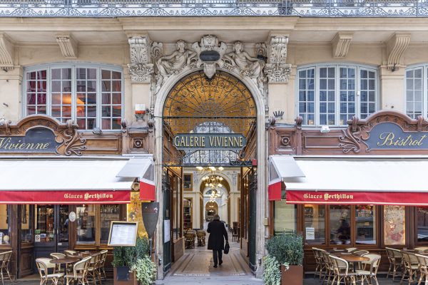 Escape game dans les passages couverts de Paris, galerie Vivienne